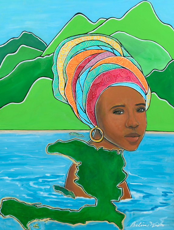 I Wear You Proudly Haiti Cherie Fine Art Prints