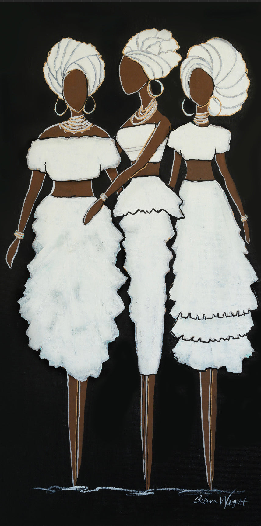 Majestic Queens Original Painting