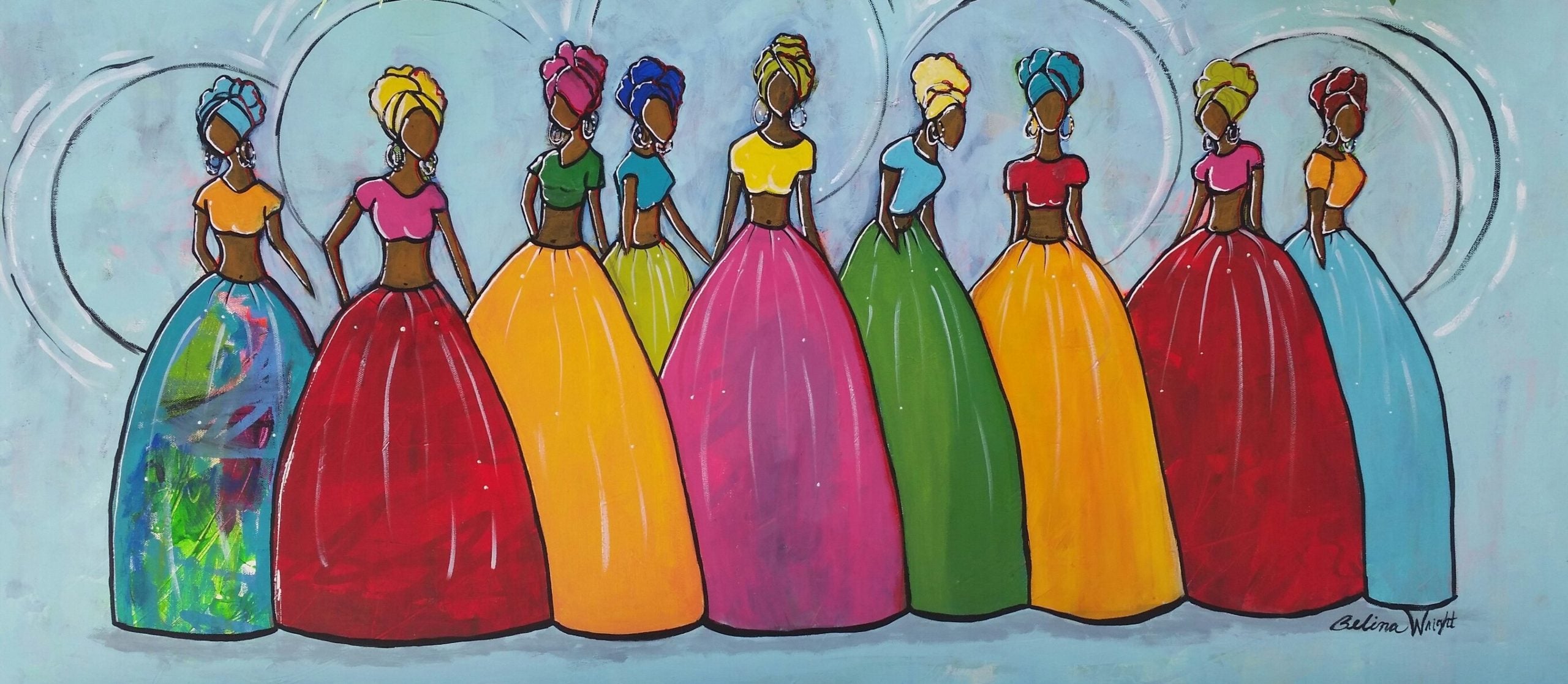 5 Colorful Women