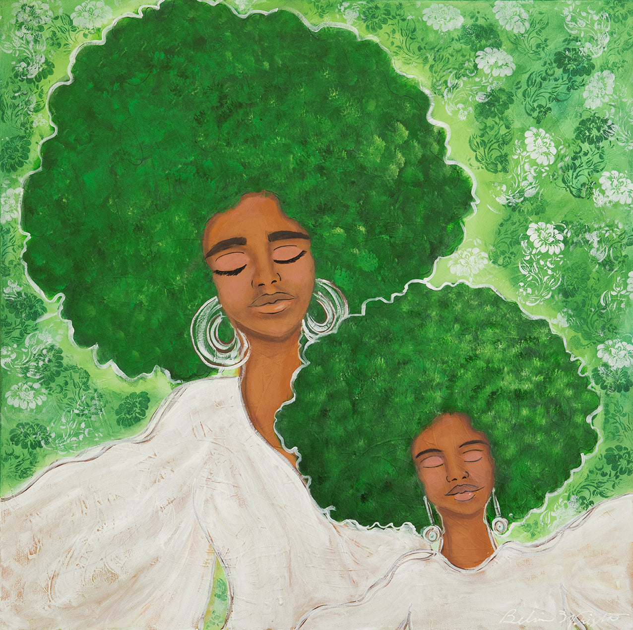 Eve and Child Original Painting