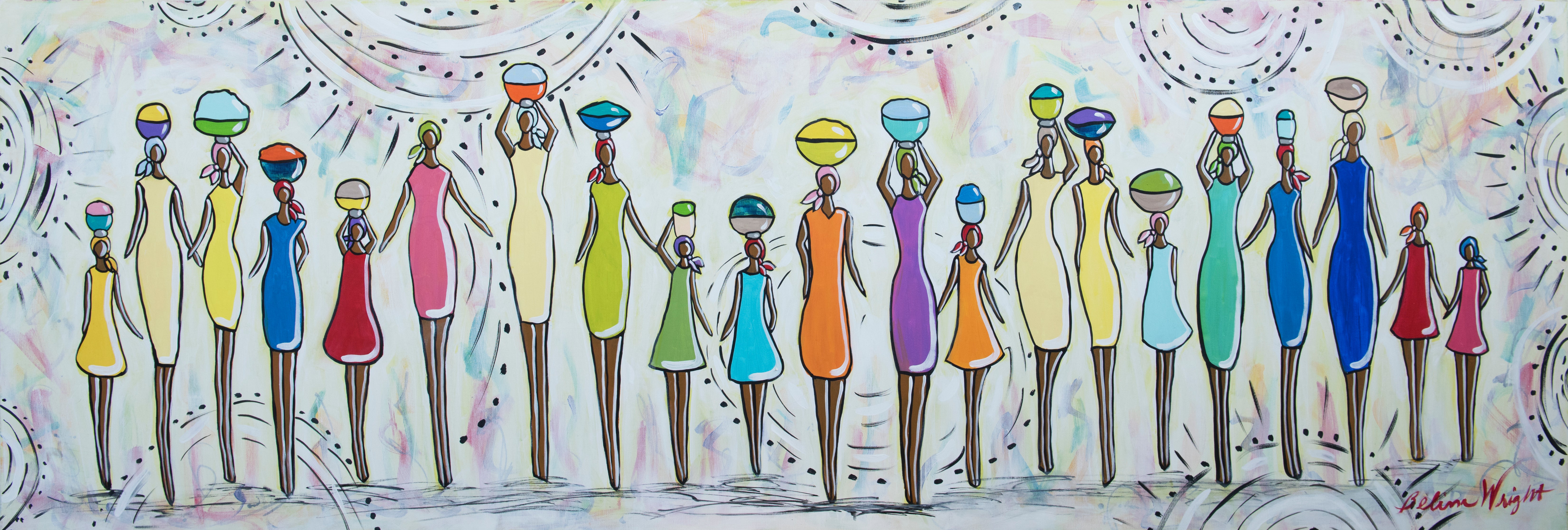 It Takes a Village Original Painting