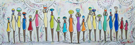 It Takes a Village Original Painting