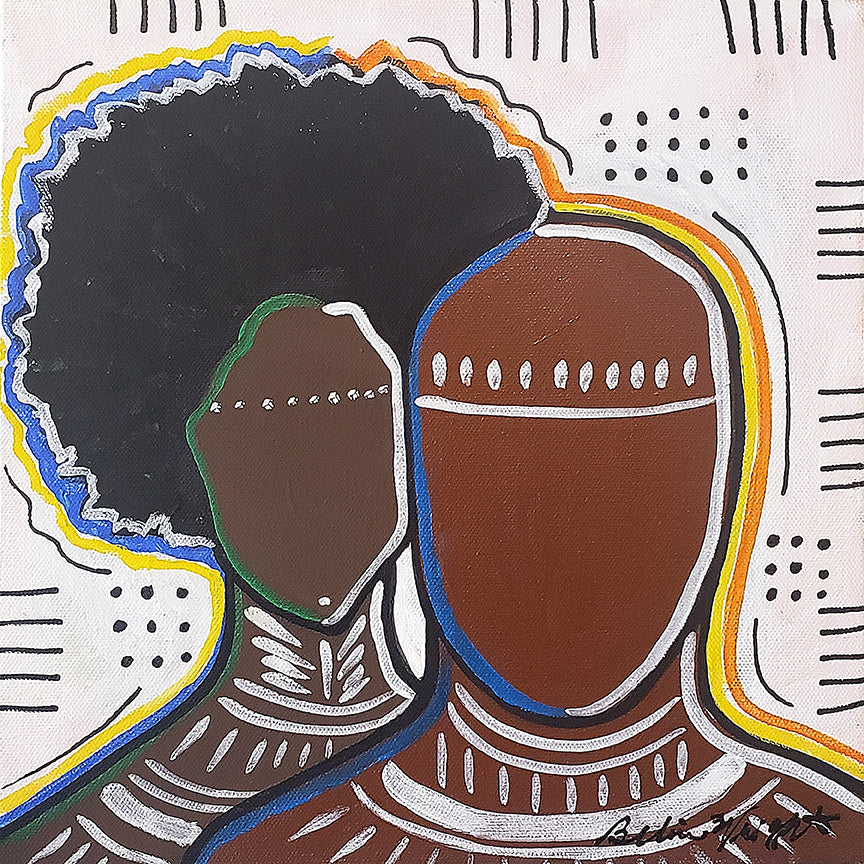 King and Queen Original Painting