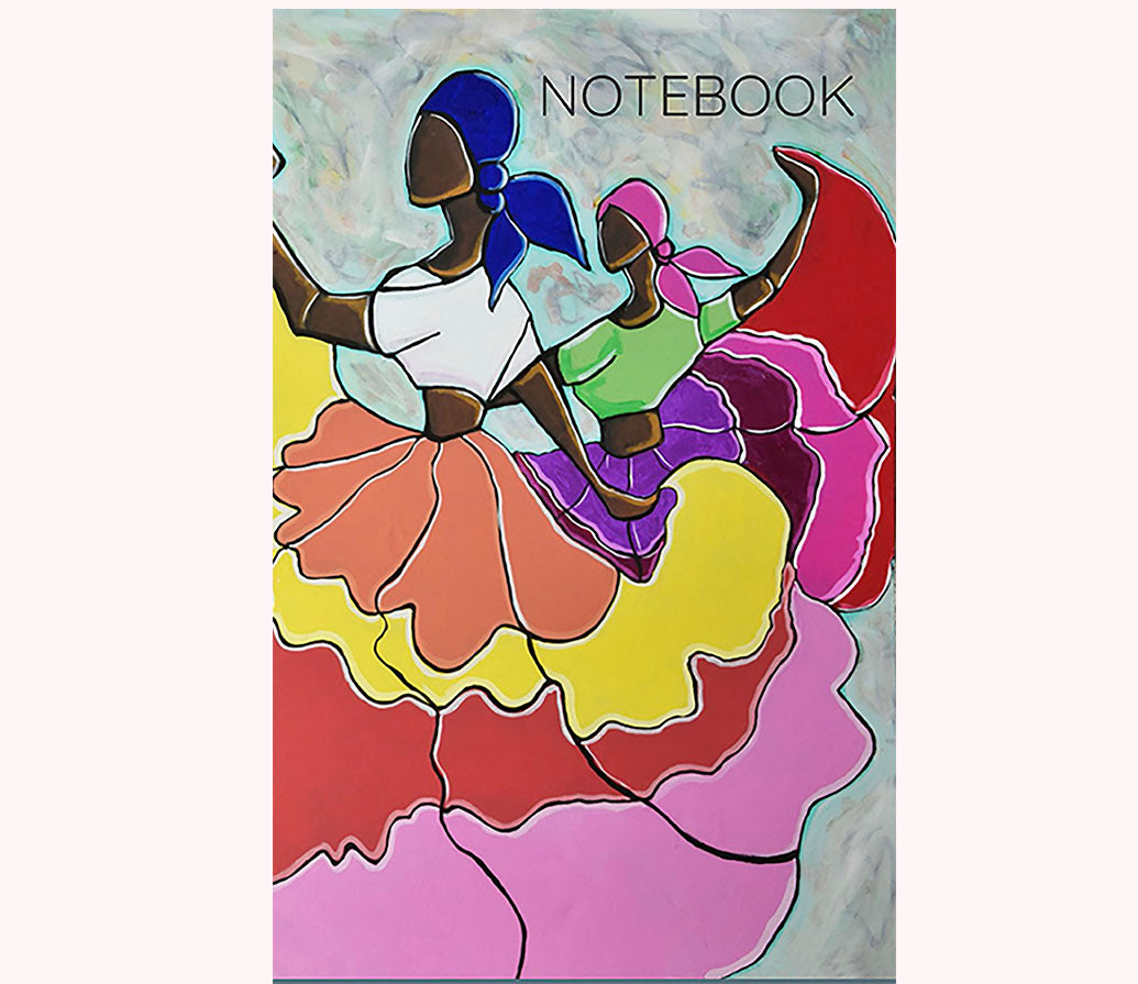Haitian Women Canaval Notebook 6x9 100 Blank Pages