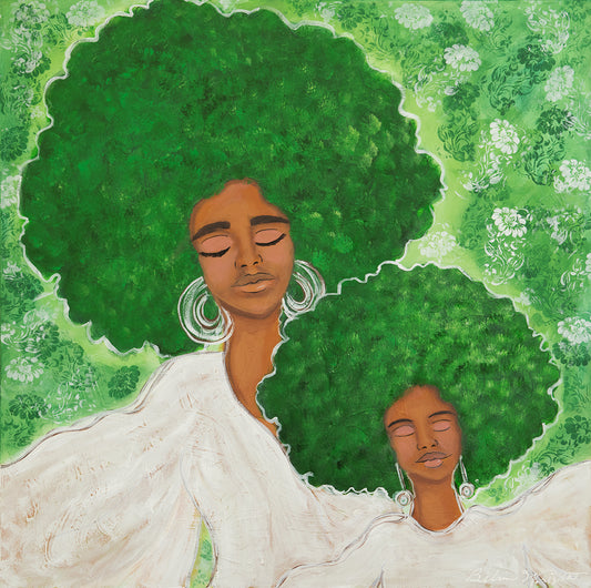 Eve and Child Original Painting